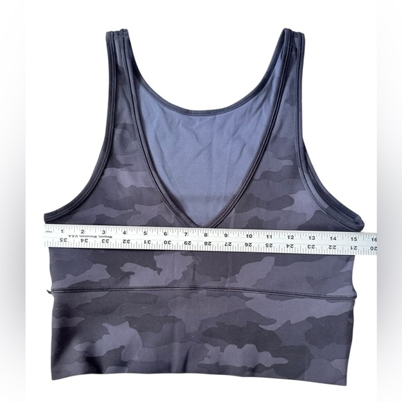 Lululemon Light Support Bra Tank – Black Camo – Size 8 (Estimated) - Picture 5 of 5